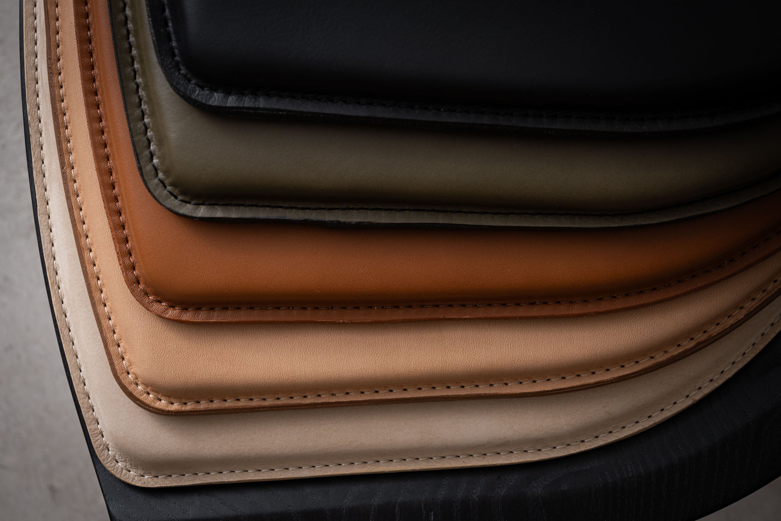 Oxbend Chair Seat Pad - Leather
