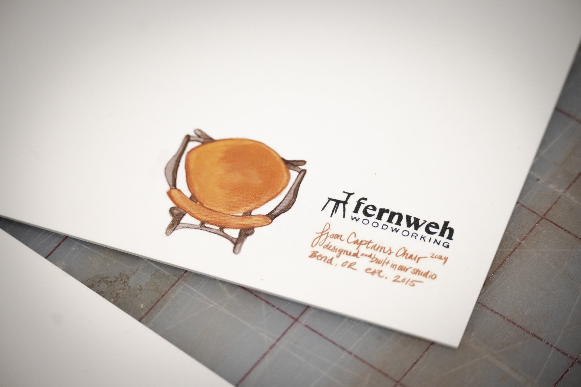 5x7 Chair Watercolor Prints