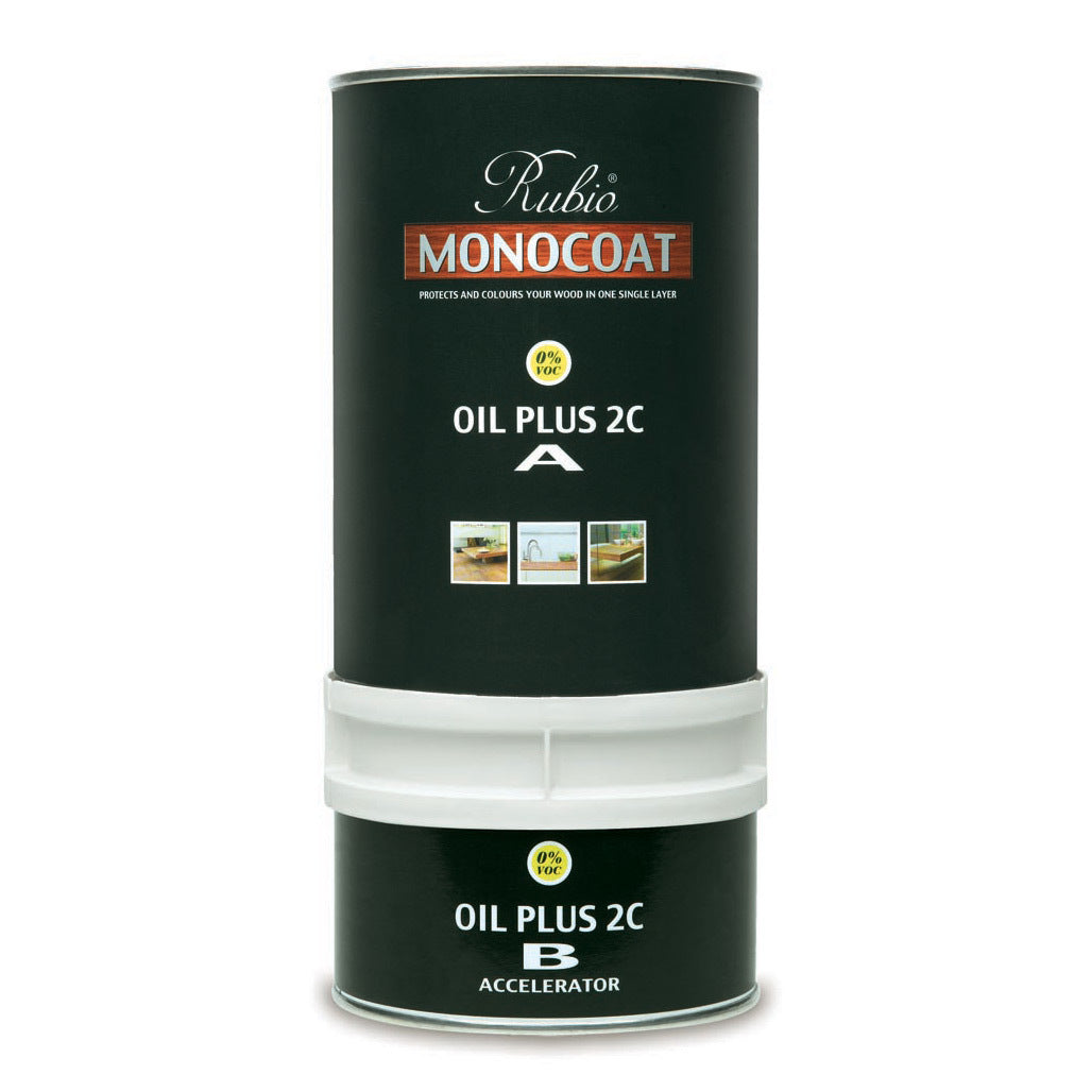 Color "Cotton White" - Rubio Monocoat Oil Plus 2C - 1.3 L