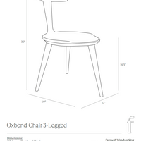 Oxbend Chair, 3 Legs